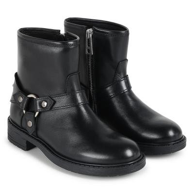 Botins de couro com fecho ZADIG & VOLTAIRE GIRL