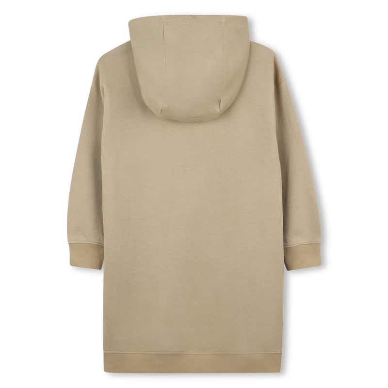 Vestido com capuz de l&atilde; MICHAEL KORS 
                        GIRL