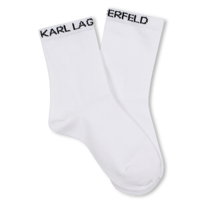 Meias jacquard KARL LAGERFELD KIDS UNISEX