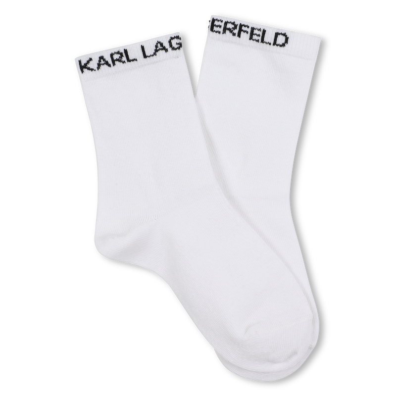 Meias jacquard KARL LAGERFELD KIDS 
                    UNISEX