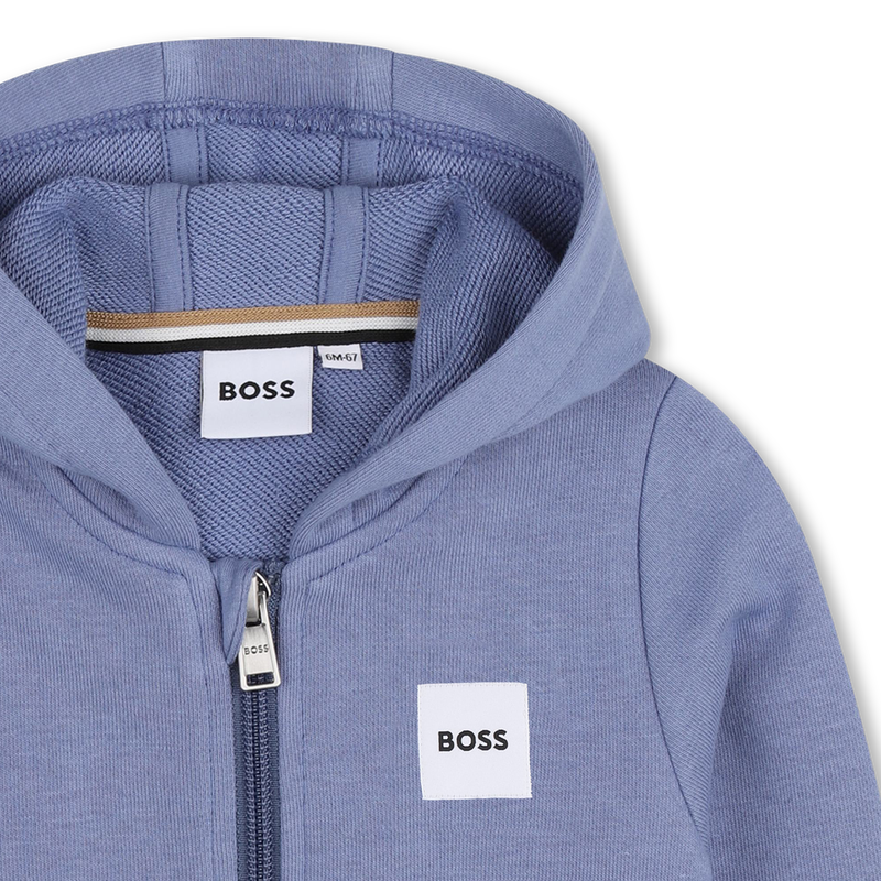 CAMISOLA DE JOGGING COM FECHO ZIP BOSS 
                        BOY
