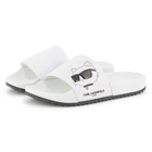 Chinelos com estampa em relevo KARL LAGERFELD KIDS 
                    GIRL