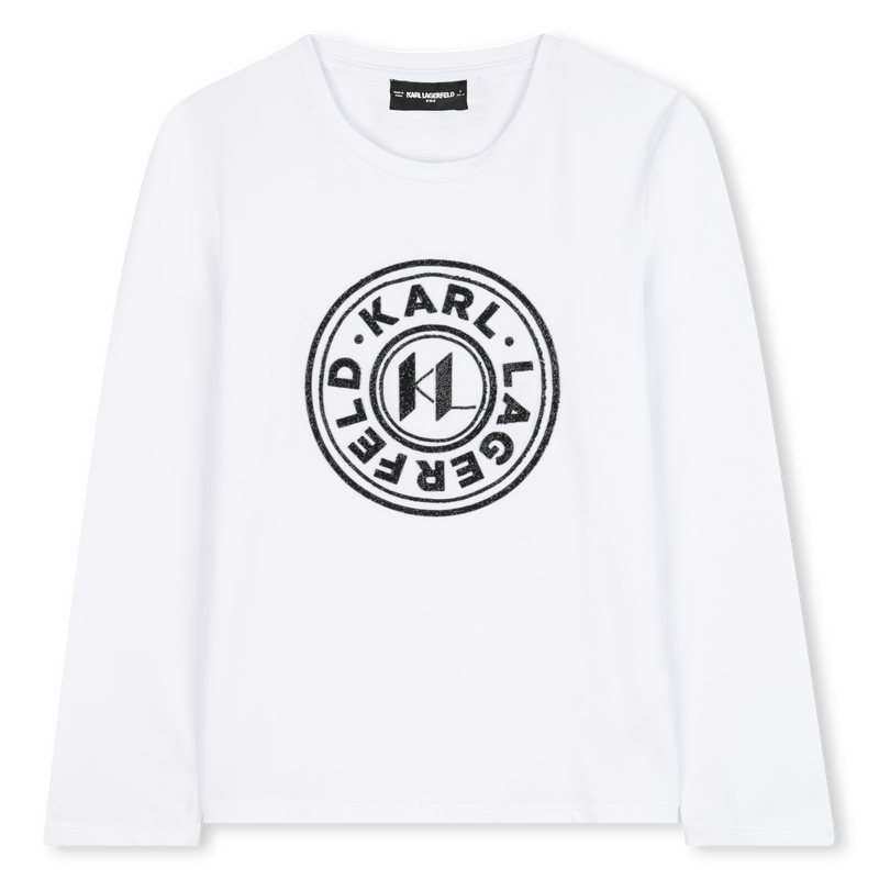 Camiseta de manga comprida KARL LAGERFELD KIDS 
                    GIRL