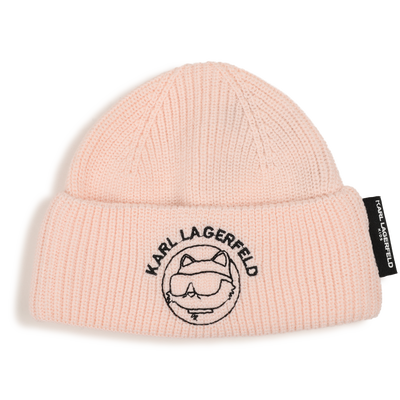 Conjunto de touca e pantufas KARL LAGERFELD KIDS MENINA