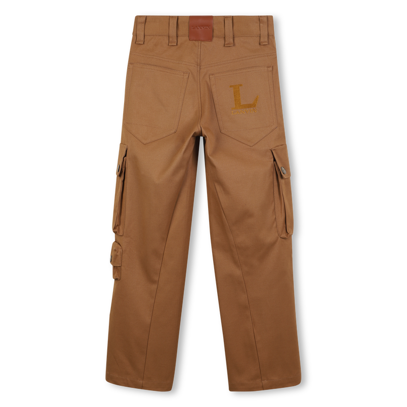 Cal&ccedil;as estampadas bordadas com logotipo pa LANVIN 
                        BOY