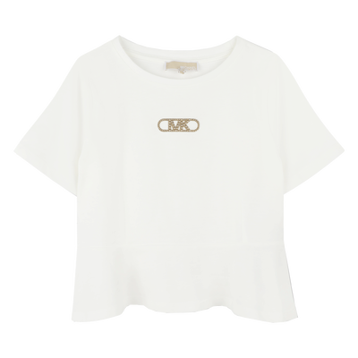 Short-sleeved cotton T-shirt MICHAEL KORS GIRL