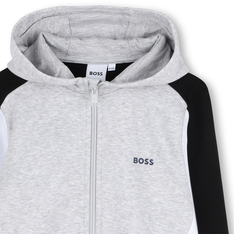 Cardigan com capuz BOSS 
                    BOY