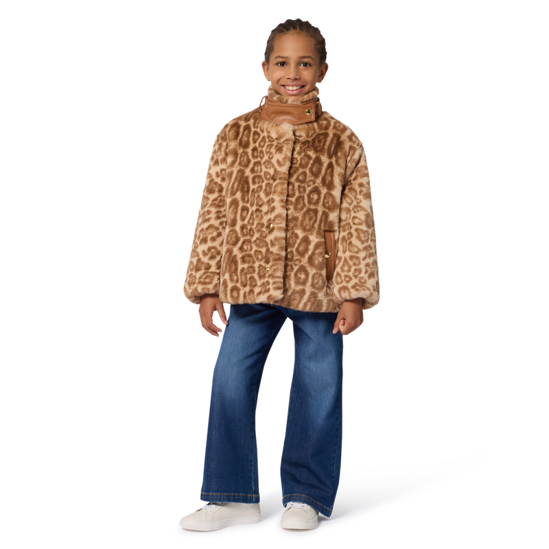 Casaco com estampado de leopardo CHLOE 
                    GIRL