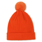 Chap&eacute;u de malha com pompom de l&atilde; TIMBERLAND 
                    BOY