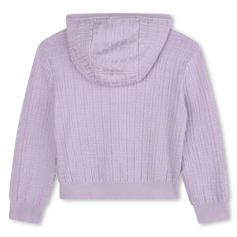 Cardigã de malha com capuz GIVENCHY 
                    GIRL