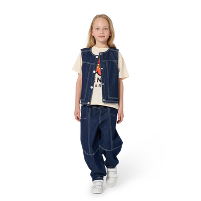 T-SHIRT DE MANGA CURTA KENZO KIDS UNISEX