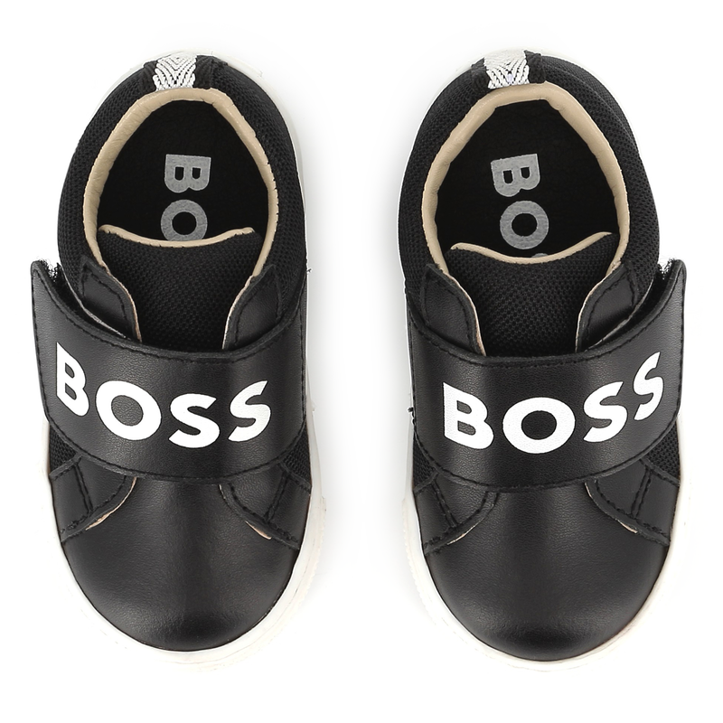 Leather Velcro sneakers BOSS 
                    BOY