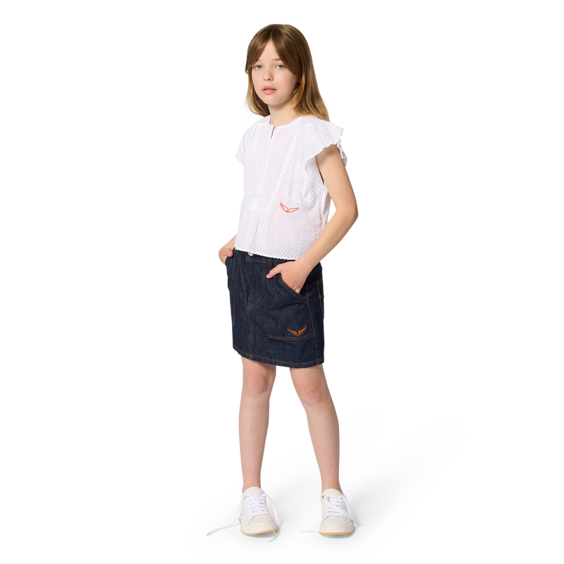 BLUSA DE MANGA CURTA ZADIG & VOLTAIRE 
                        GIRL