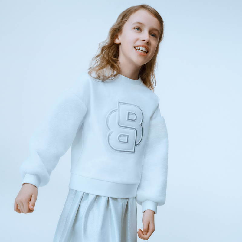 Textured Sweatshirt BOSS 
                    GIRL