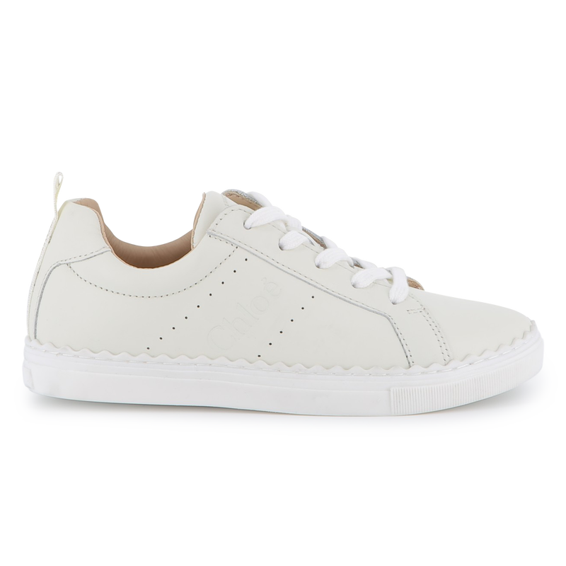 T&ecirc;nis de couro CHLOE 
                        GIRL