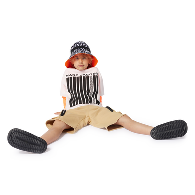 T-shirt bicolor de algod&atilde;o MARC JACOBS BOY