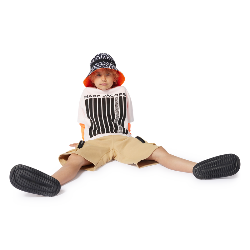 T-shirt bicolor de algod&atilde;o MARC JACOBS 
                        BOY