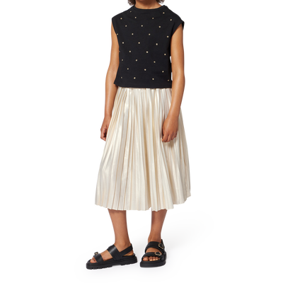 T-shirt de cerim&oacute;nia algod&atilde;o MICHAEL KORS GIRL