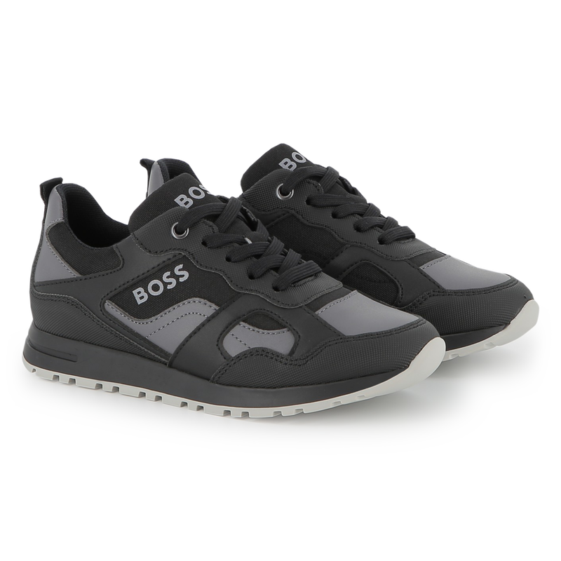 T&ecirc;nis sint&eacute;tico e de lona BOSS 
                        BOY