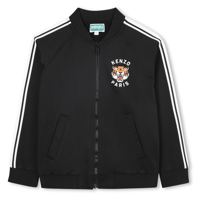 Cardigan com abertura com zíper KENZO KIDS 
                    UNISEX