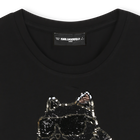 T-shirt de manga curta KARL LAGERFELD KIDS 
                    GIRL