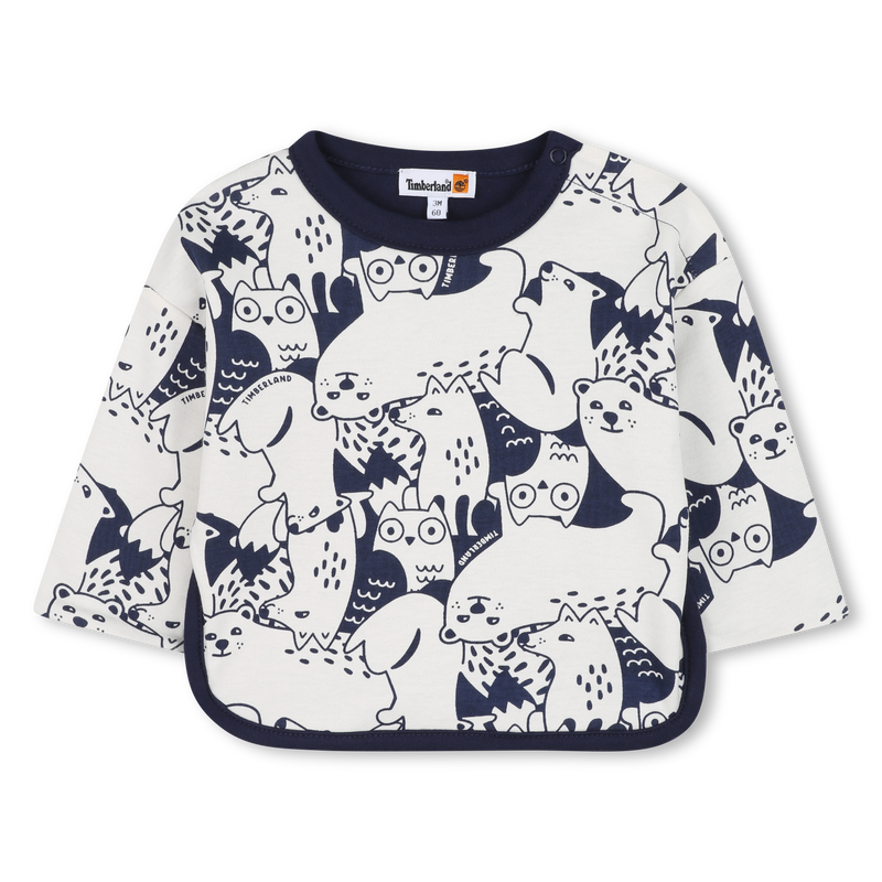 Camiseta e calça de pressão TIMBERLAND 
                    BOY