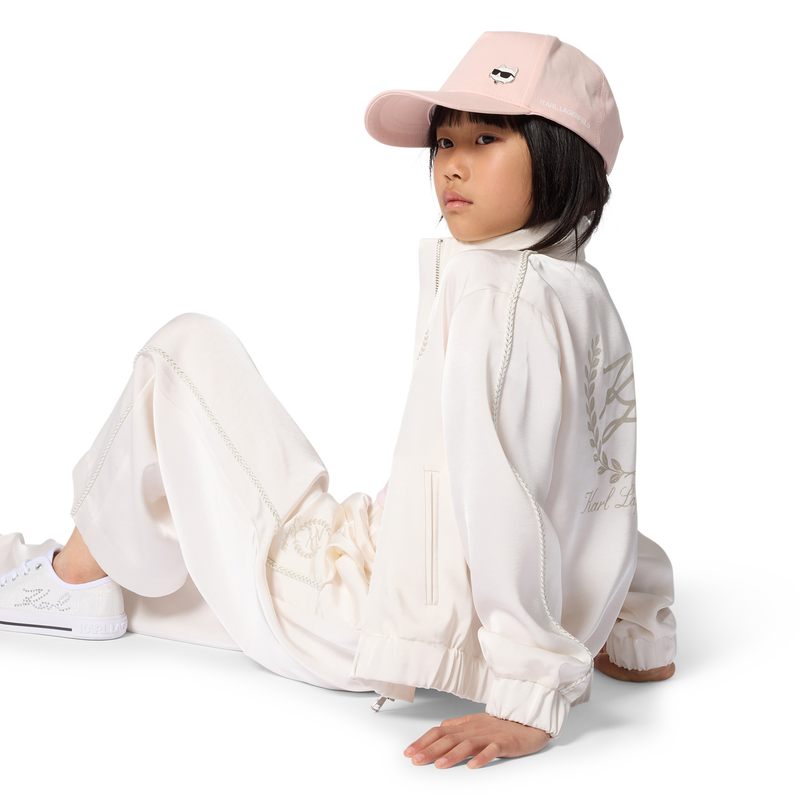 CAPUZ ZIP-UP KARL LAGERFELD KIDS 
                        GIRL