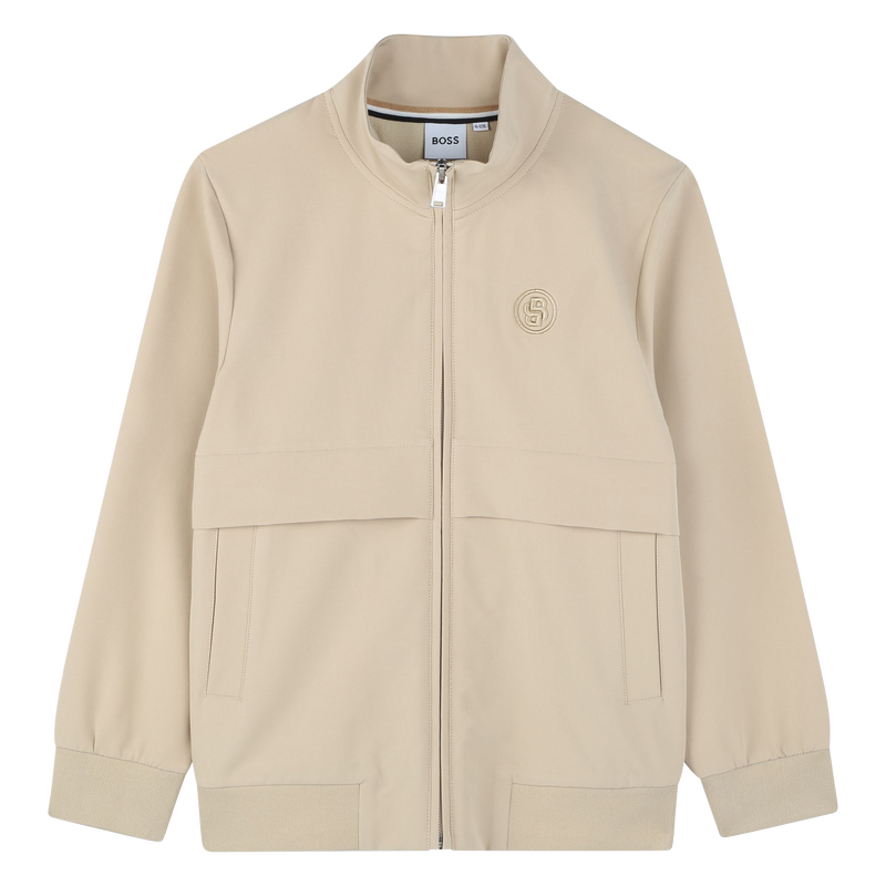 Sweatshirt com fecho lisa BOSS 
                        BOY