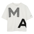 T-shirt bicolor de algod&atilde;o MARC JACOBS 
                    BOY