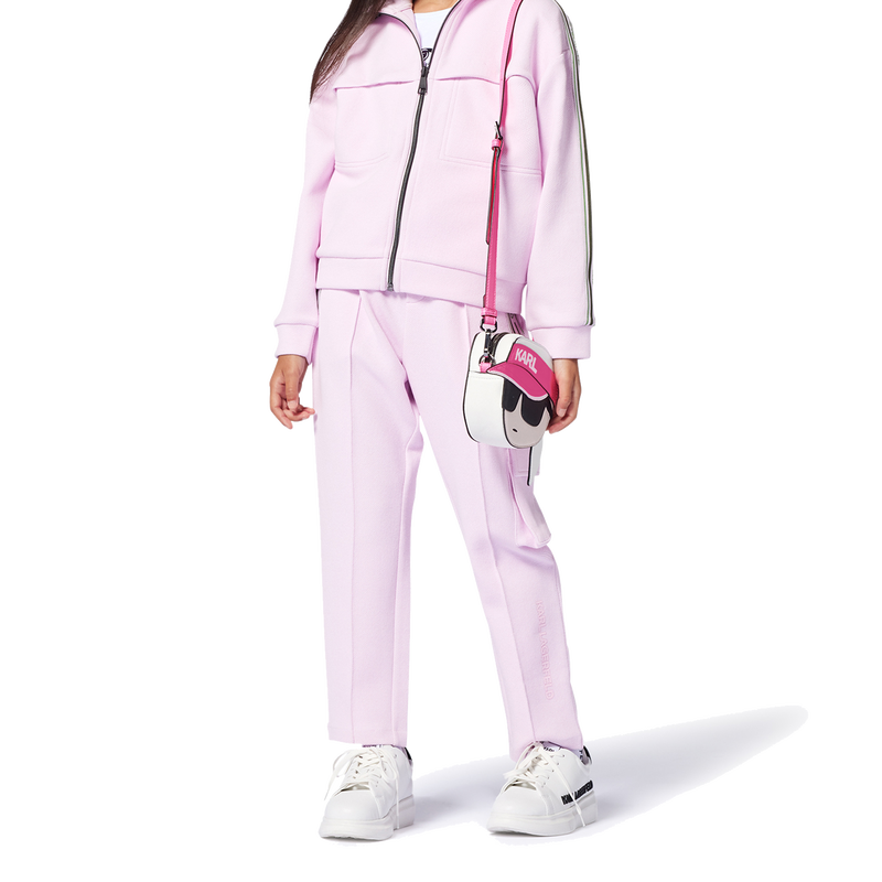 Bolsa de m&atilde;o com fecho ajust&aacute;vel KARL LAGERFELD KIDS 
                        GIRL
