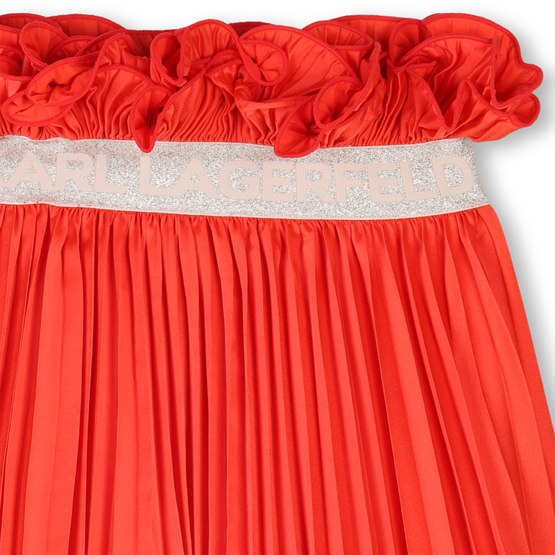 Saia formal plissada KARL LAGERFELD KIDS 
                        GIRL