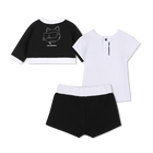 Conjunto de 3 pe&ccedil;as KARL LAGERFELD KIDS 
                    GIRL