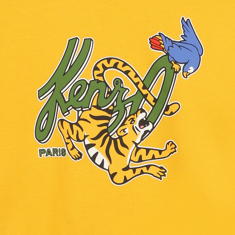 Sweatshirt em molet&atilde;o KENZO KIDS 
                        GIRL