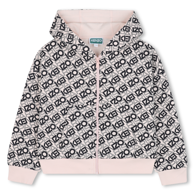 Conjunto de cardigã e calças KENZO KIDS 
                    GIRL