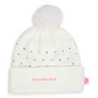 Gorro com strass multicoloridos, MARFIM, hi-res