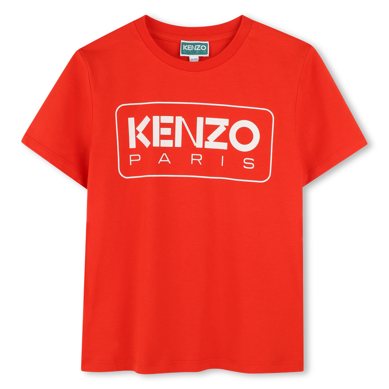 T-shirt manga curta em algodão KENZO KIDS 
                    BOY