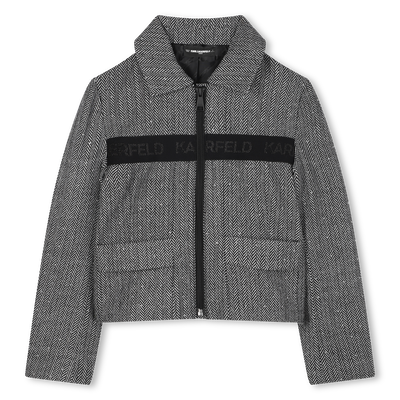 Jaqueta com strass KARL LAGERFELD KIDS GIRL