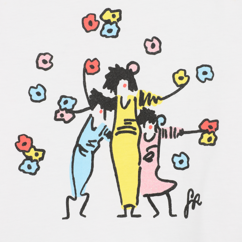T-shirt de manga curta SONIA RYKIEL 
                        GIRL