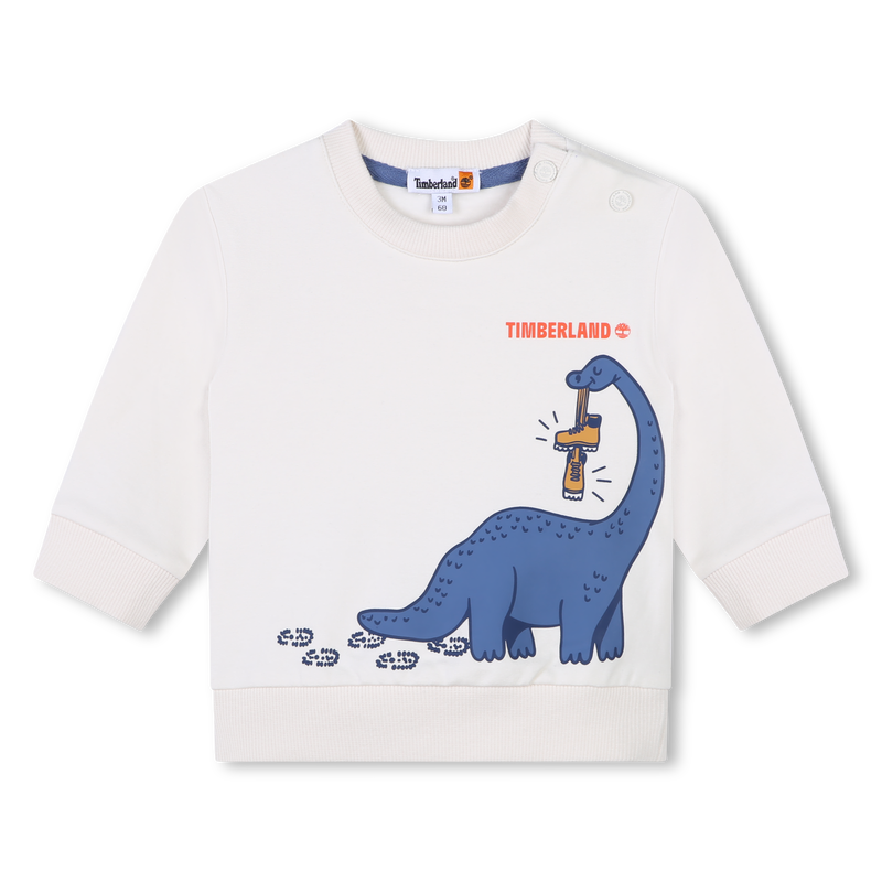 Sweatshirt em molet&atilde;o TIMBERLAND 
                        BOY