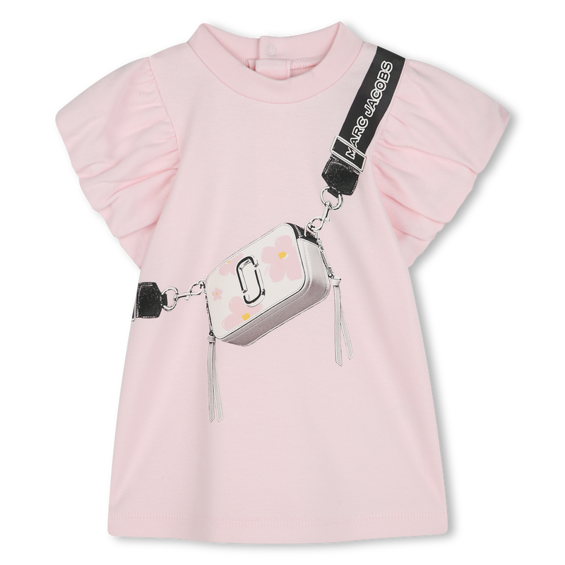 Vestido manga curta em algod&atilde;o MARC JACOBS 
                        UNISEX