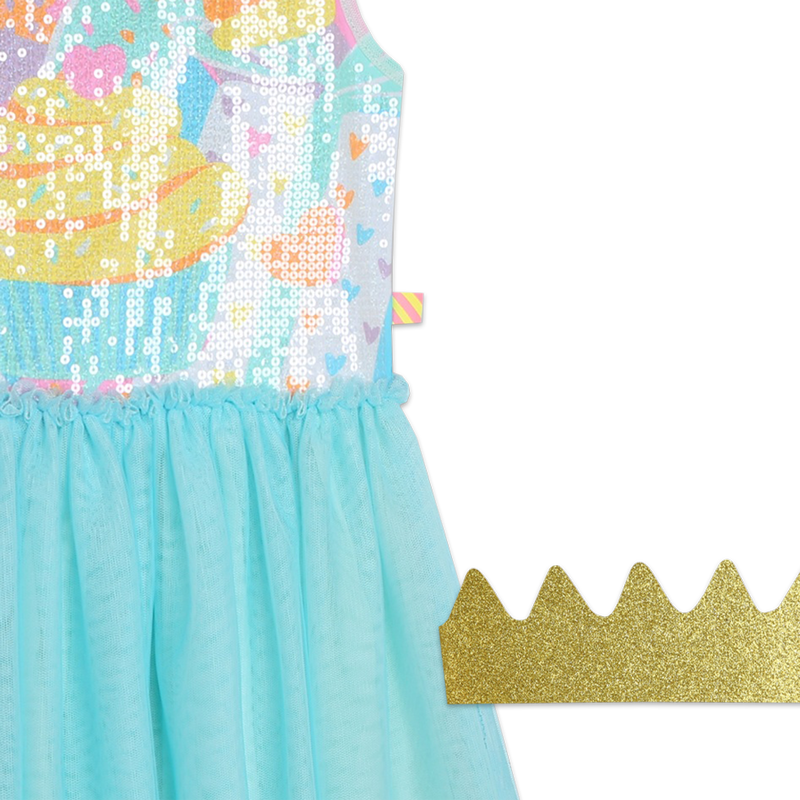 Accessorized birthday dress BILLIEBLUSH 
                    GIRL