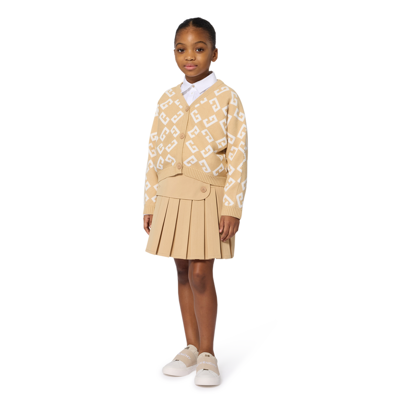 Cardig&atilde; de malha GIVENCHY 
                        GIRL