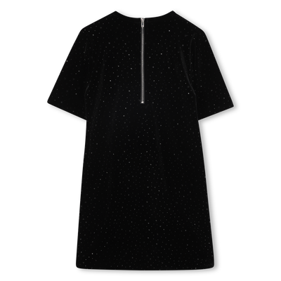 Vestido t-shirt de veludo ZADIG & VOLTAIRE GIRL