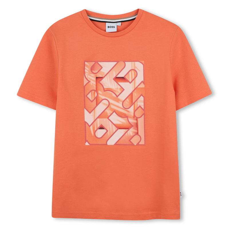 Short-sleeved cotton T-shirt BOSS 
                    BOY