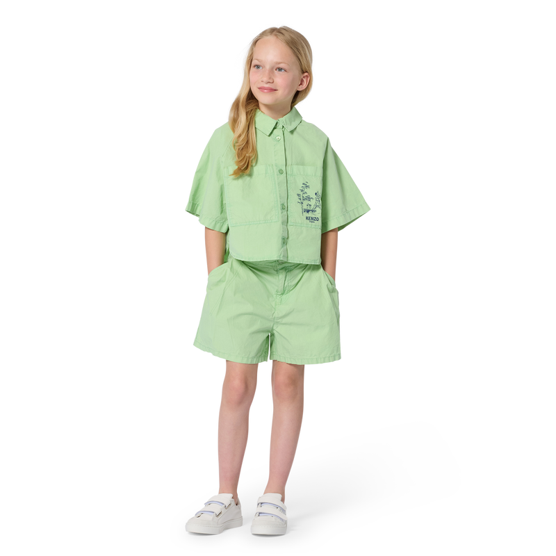 CAMISA POPLIN KENZO KIDS 
                        GIRL
