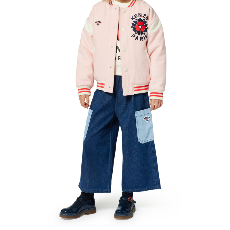 Blus&atilde;o de l&atilde; bordado KENZO KIDS 
                        MENINA