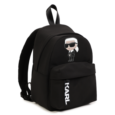 Small rucksack with badge KARL LAGERFELD KIDS GIRL