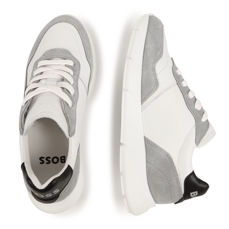 Sapatilhas pele com atacadores BOSS 
                        GIRL