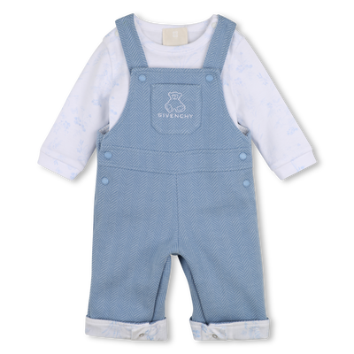 Conjunto de macac&atilde;o e camiseta GIVENCHY BOY