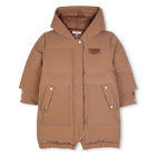 Casaco longo de penas CHLOE 
                    GIRL